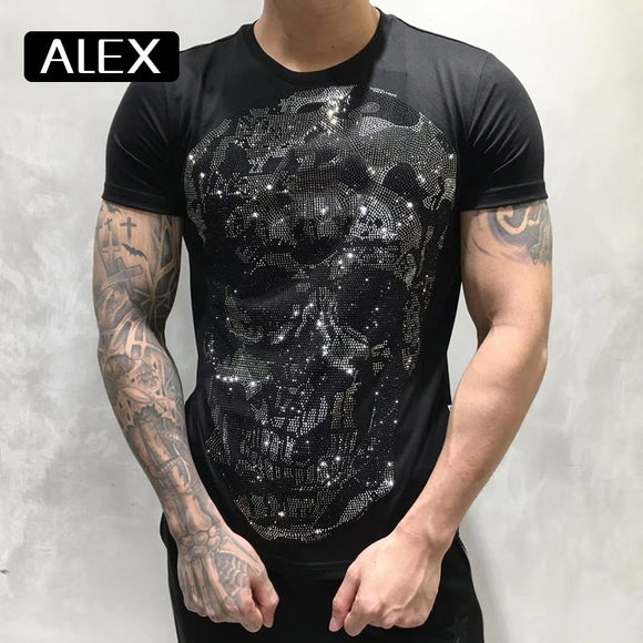 Skull Streetwear Crew Neck T-Shirts