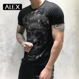 Skull Streetwear Crew Neck T-Shirts