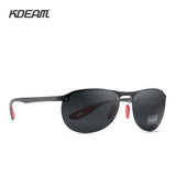 Rimless Oval Sunglasses