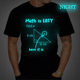 Math Is Easy Luminous T-Shirts