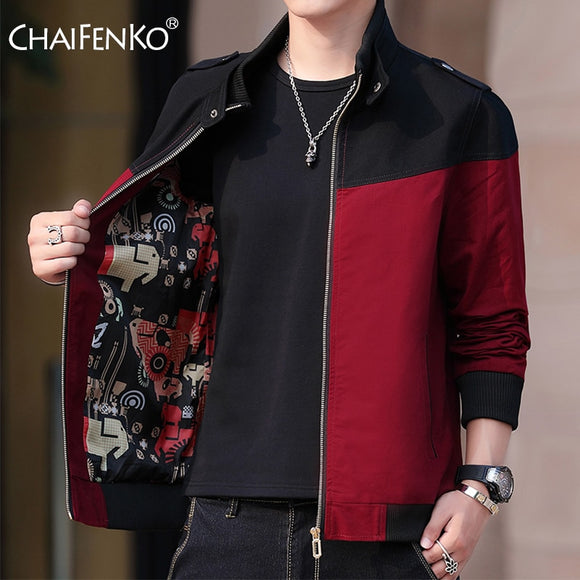 CHAIFENKO Hip Hop Zipper Jackets