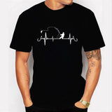 Luminous Graphic Heartbeat T-Shirts