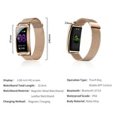 F28 Women Smart Watch For Android IOS Heart Rate Measuring Blood Pressure Monitor Women's Bracelet Waterproof Fitness Bracelet