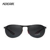 Rimless Oval Sunglasses