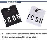 Icon Printed  Casual Cotton T-Shirts