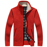 Men's Zipper Knitted Thick Cardigans