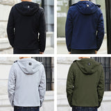 Men's Hooded Slim Fit Jackets