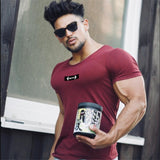 Men's Tight Fashion Gym T-Shirts