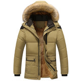 Men's Thick Fleece Hooded Jackets