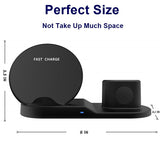 10W Qi Wireless Charger For Iphone XS XR 8 Plus 11 Pro Max Xiaomi Mi9 Huawei Fast Charger