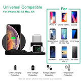 10W Qi Wireless Charger For Iphone XS XR 8 Plus 11 Pro Max Xiaomi Mi9 Huawei Fast Charger