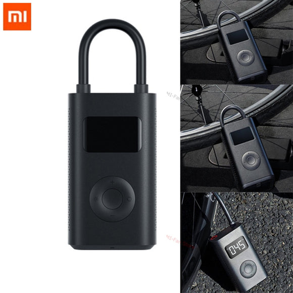 Newest Xiaomi Mijia Portable Smart Digital Tire Pressure Detection Electric Inflator Pump for Bike Motorcycle Car Soccerball