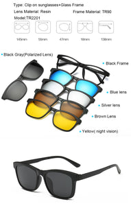 Magnetic clip Sunglasses