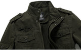 Plus Size Army Men's Jackets