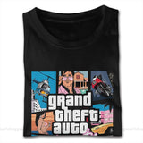 Grand Theft Auto Crew Neck T-Shirts