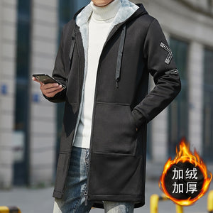 Trendy Winter Fleece Hooded Coats