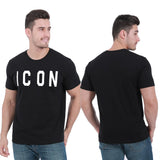 Icon Printed  Casual Cotton T-Shirts