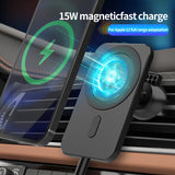 15w Magnetic Car Wireless Charger Phone Stand For Iphone 12 ProMax 12Mini Magsafe Car Holder