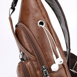 Men's Crossbody Leather Bag