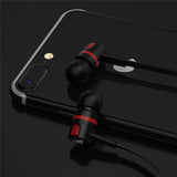 JM26 Headphone Noise Isolating in ear Earphone Headset with Mic for Mobile phone Universal for MP4