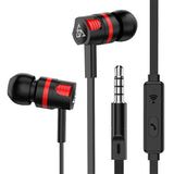 JM26 Headphone Noise Isolating in ear Earphone Headset with Mic for Mobile phone Universal for MP4