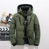 White Duck Hooded Winter Jackets