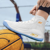 Brand Men's Basketball Shoes Women's Basketball Sneakers Children Non-slip High-top Parent Child Breathable Basketball Training