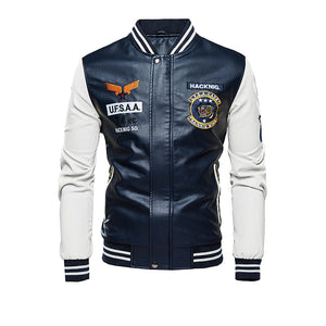 Leather Embroidery Baseball PU Jackets