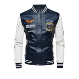 Leather Embroidery Baseball PU Jackets