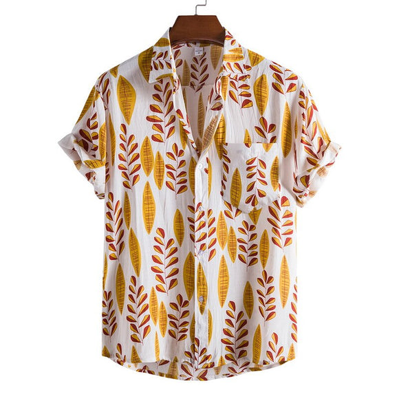 Men's Linen Hawaiian Shirts