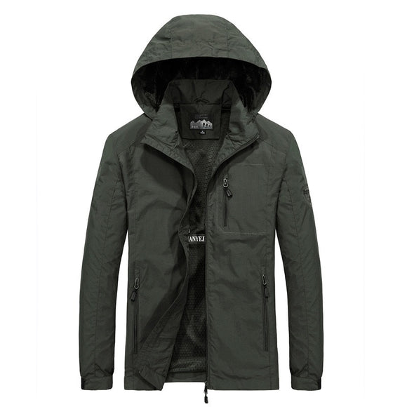 Men's Windbreaker Hooded Jackets