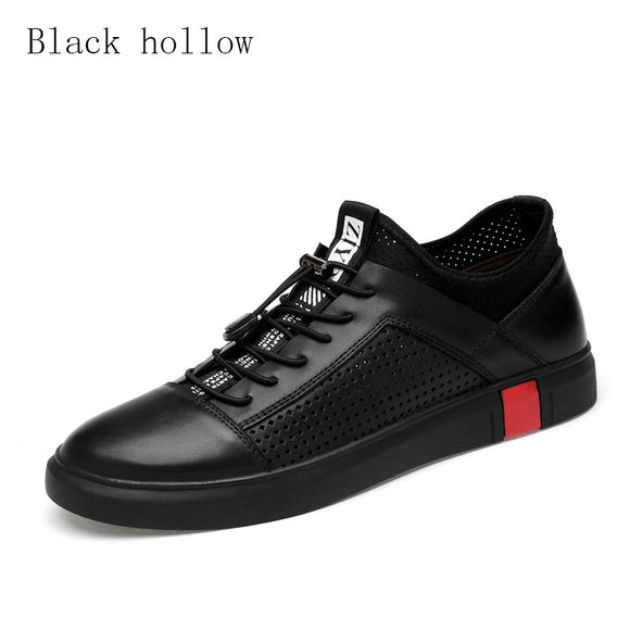 Men's Top Layer Leather Sneakers