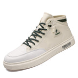 High-Top Canvas Shoes