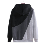 Loose Stitching Hooded Pullovers