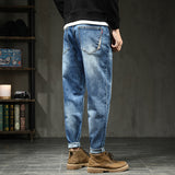 Loose Plus Stretch Feet Jeans