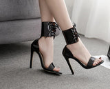 Jelly Transparent Heel Sandals