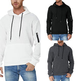 Long Sleeved Zip Pocket Hoodies