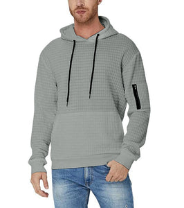 Long Sleeved Zip Pocket Hoodies