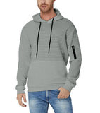 Long Sleeved Zip Pocket Hoodies