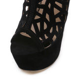 Breathable super high platform sandals