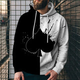 Poker Printed Street Fashion Hoodies