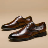 Men's Leather Casual Business Shoes