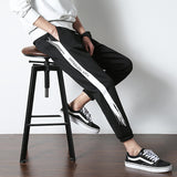 Loose Casual Beamed Harem Trousers