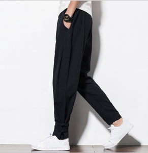 Harem Pure Linen Jogger Pants