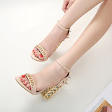 Toe chain summer sandals