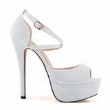 High heel nightclub sandals