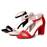 High heel thick sandals