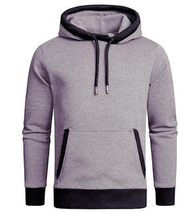 Solid Color Fleece Hooded Sweater