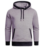 Solid Color Fleece Hooded Sweater