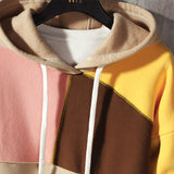 Casual Loose Color-blocking Pullovers